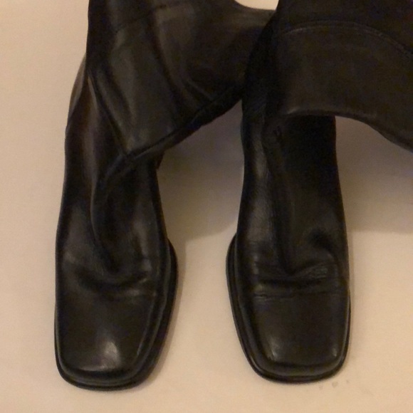 BLACK LEATHER BOOTS made in Italy - Picture 3 of 5